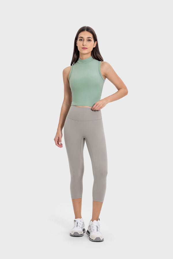 Women's Turtleneck Sleeveless Top