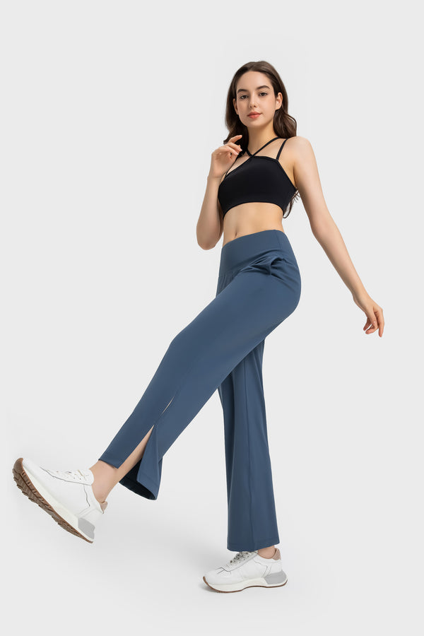 Women's Versatile High-Waisted Flared Pants